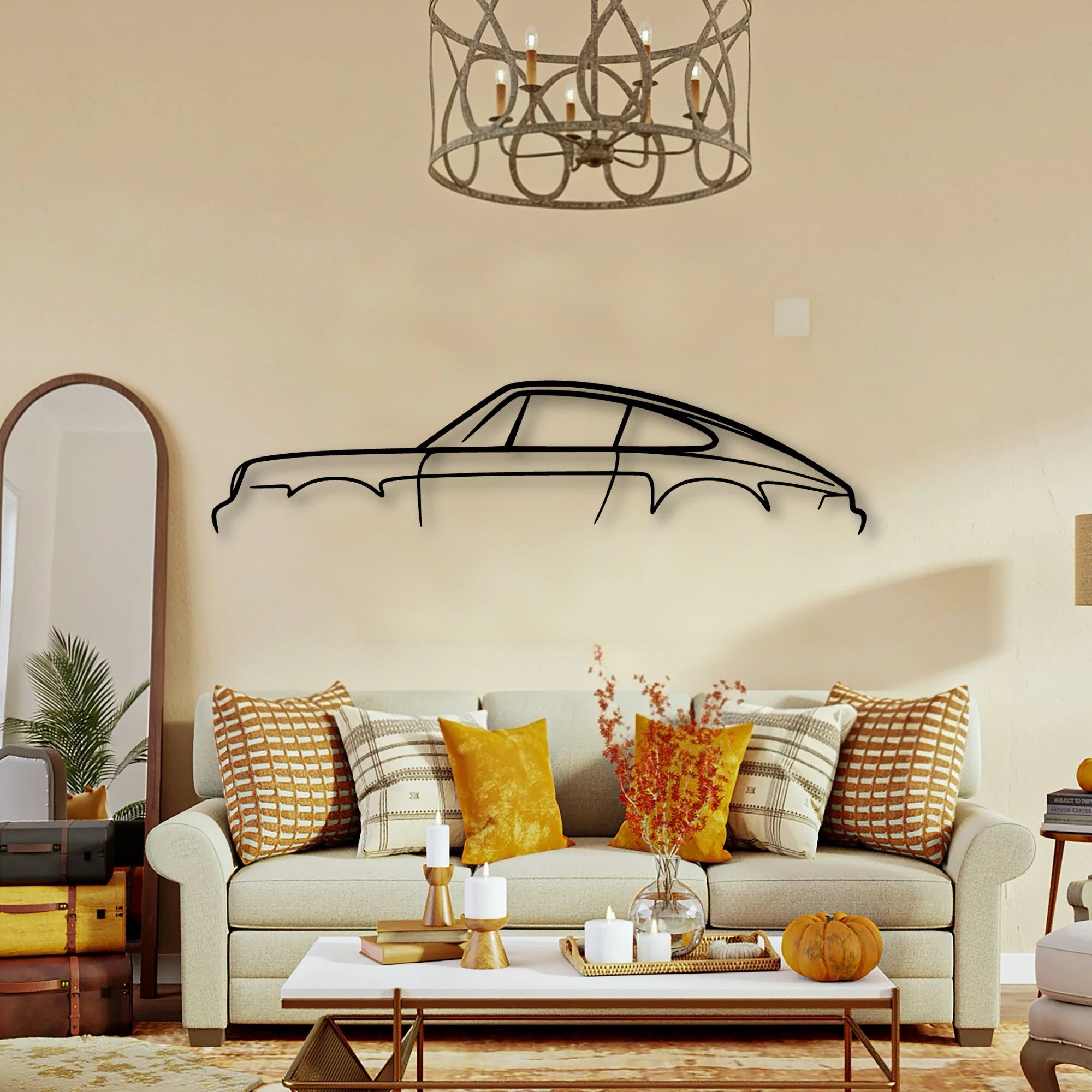 P Generation 2 4 Classic Silhouette Metal Wall Art - Tinvibe