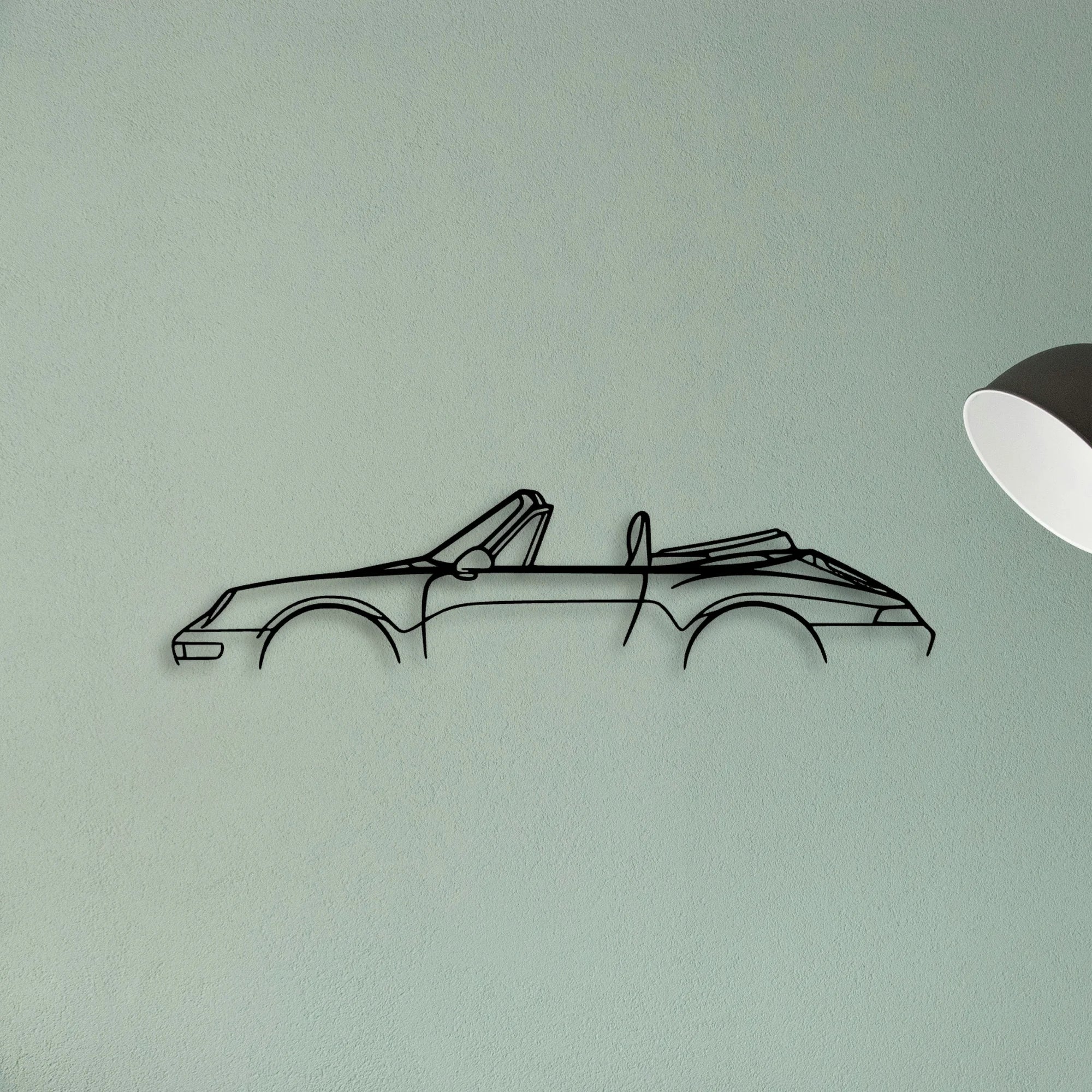 P Generation 4 Convertible Classic Silhouette Metal Wall Art - Tinvibe