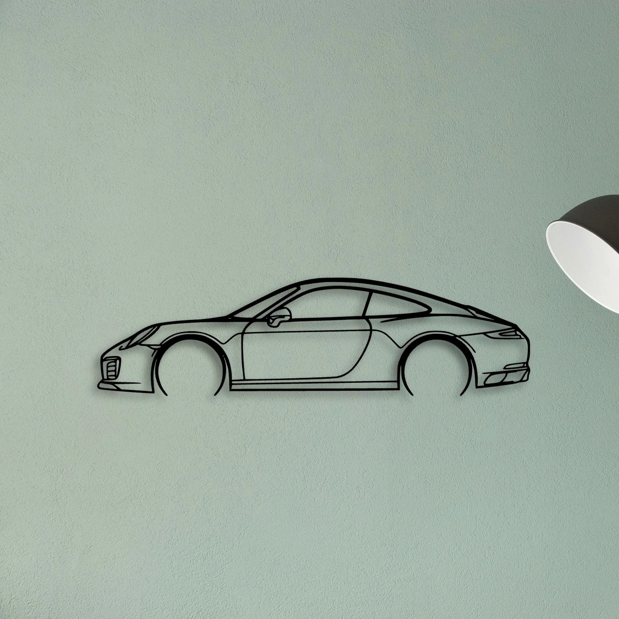 P Generation 7 2 Classic Silhouette Metal Wall Art - Tinvibe