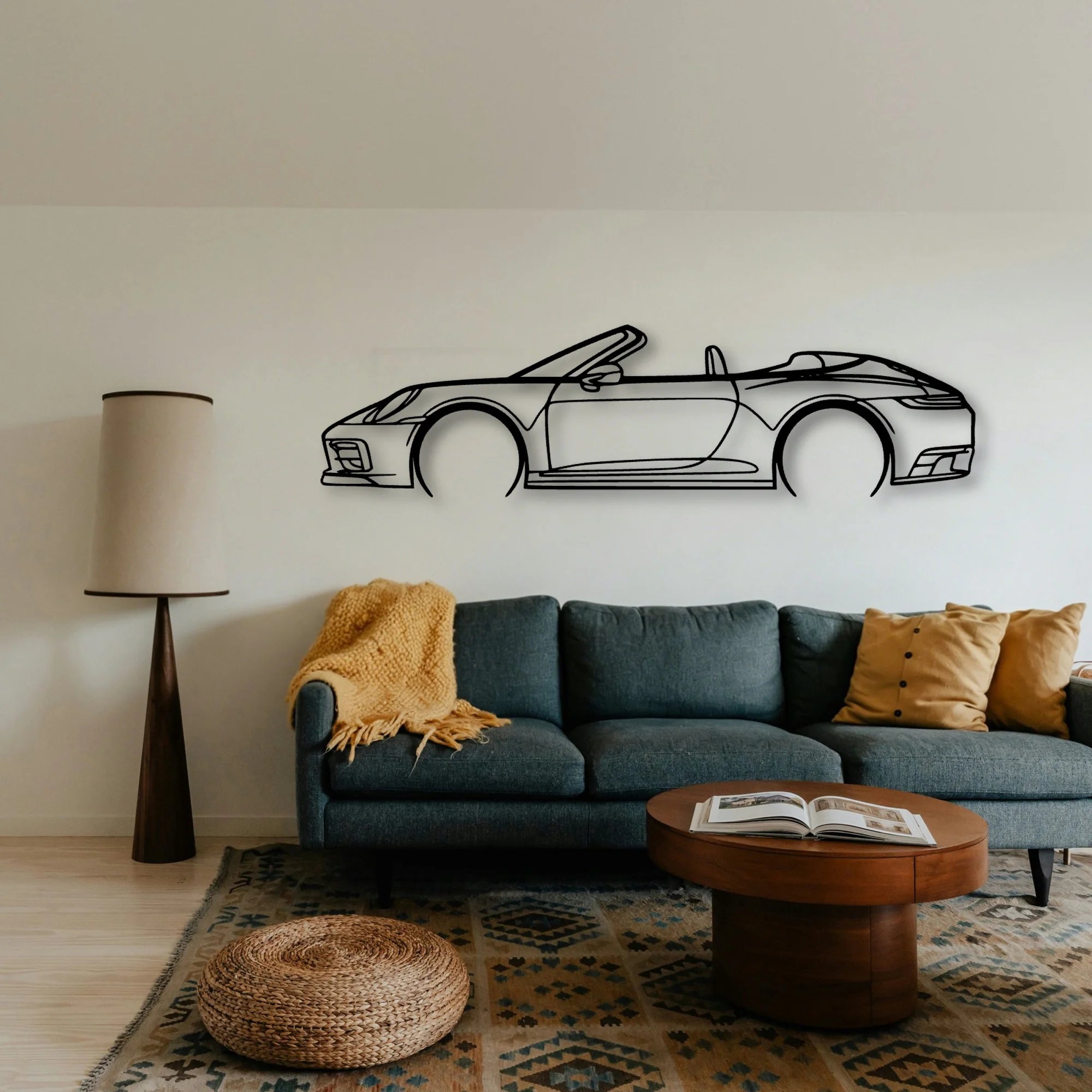 P Generation 8 Convertible Classic Silhouette Metal Wall Art - Tinvibe