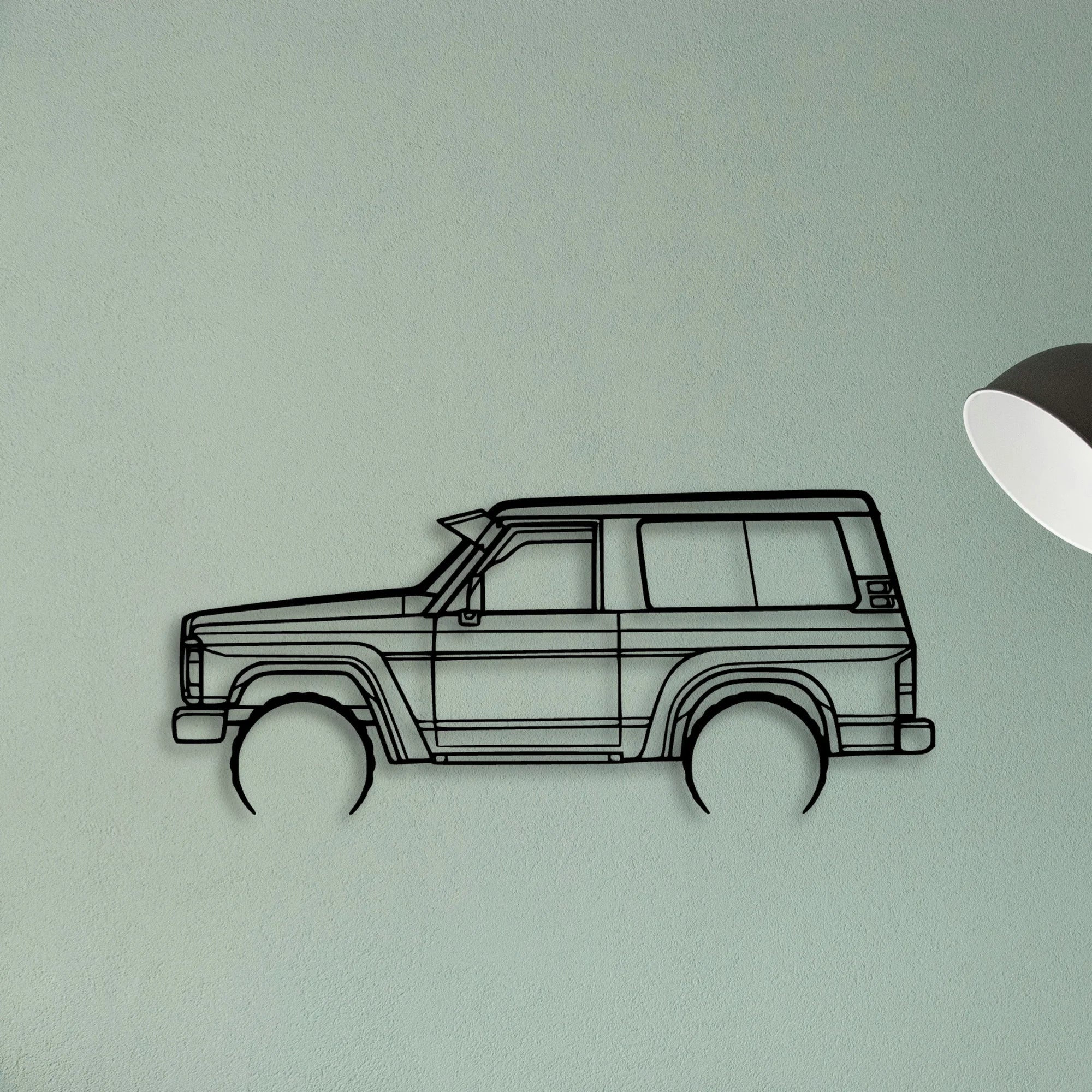 Patrol GQ 1988 Classic Silhouette Metal Wall Art - Tinvibe