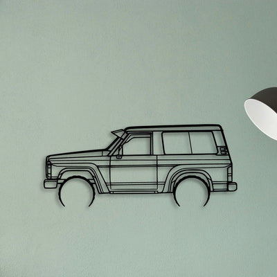 Patrol GQ 1988 Classic Silhouette Metal Wall Art - Tinvibe