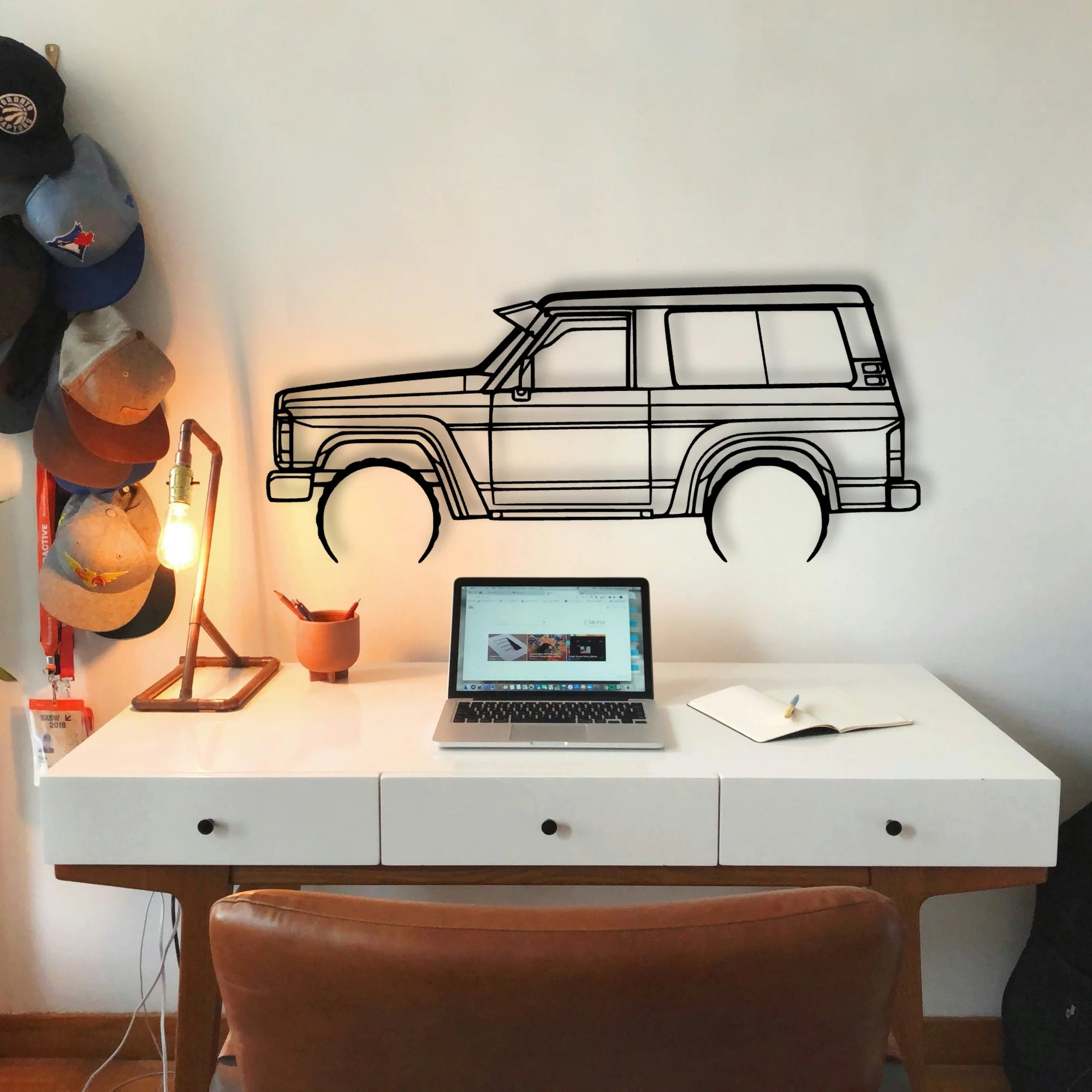 Patrol GQ 1988 Classic Silhouette Metal Wall Art - Tinvibe