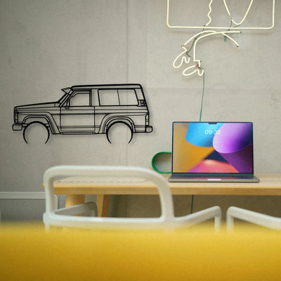 Patrol GQ 1988 Classic Silhouette Metal Wall Art - Tinvibe