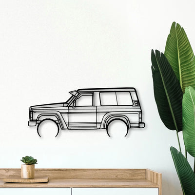 Patrol GQ 1988 Classic Silhouette Metal Wall Art - Tinvibe