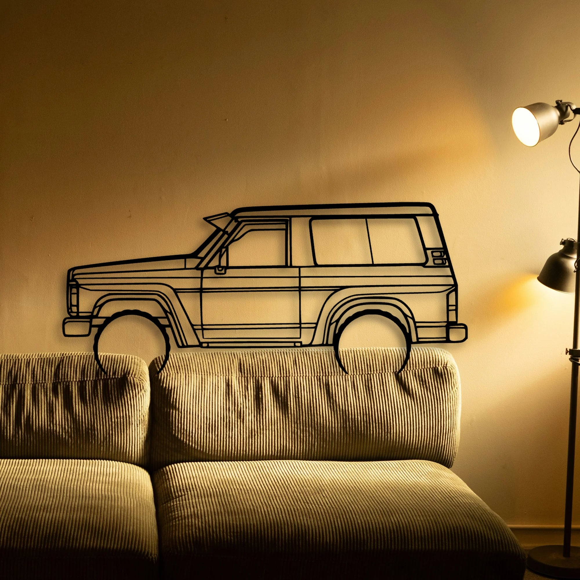 Patrol GQ 1988 Classic Silhouette Metal Wall Art - Tinvibe
