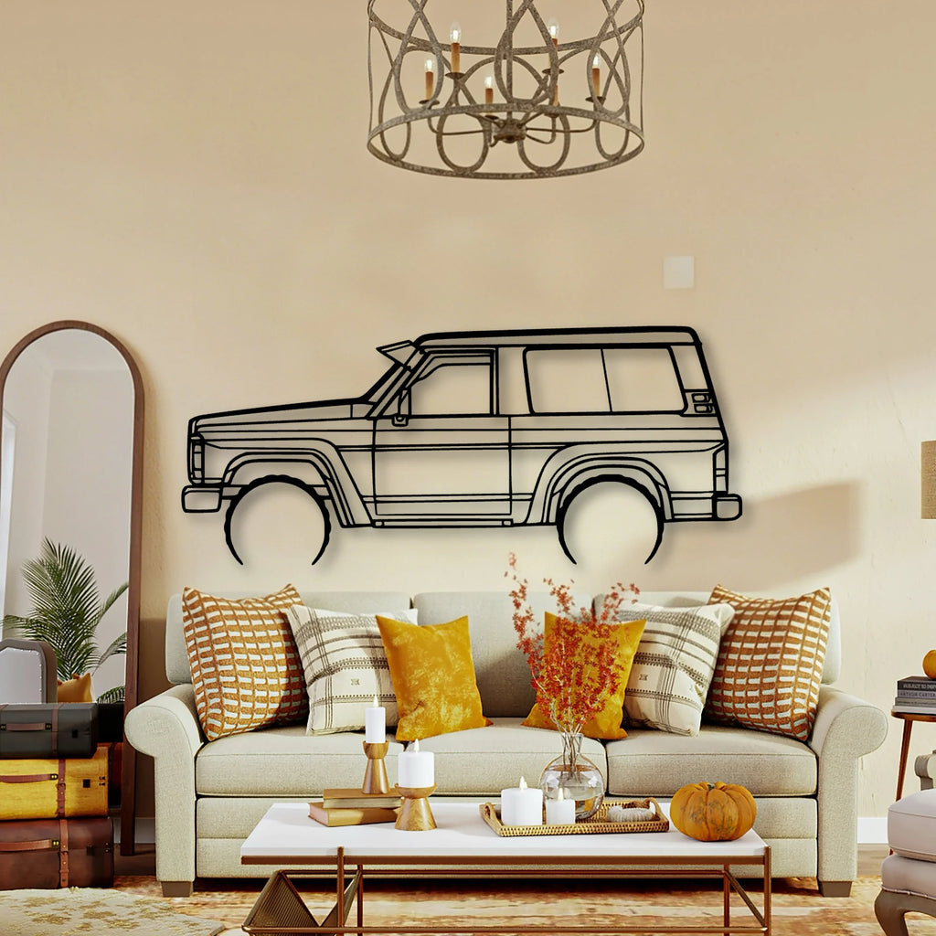 Patrol GQ 1988 Classic Silhouette Metal Wall Art - Tinvibe