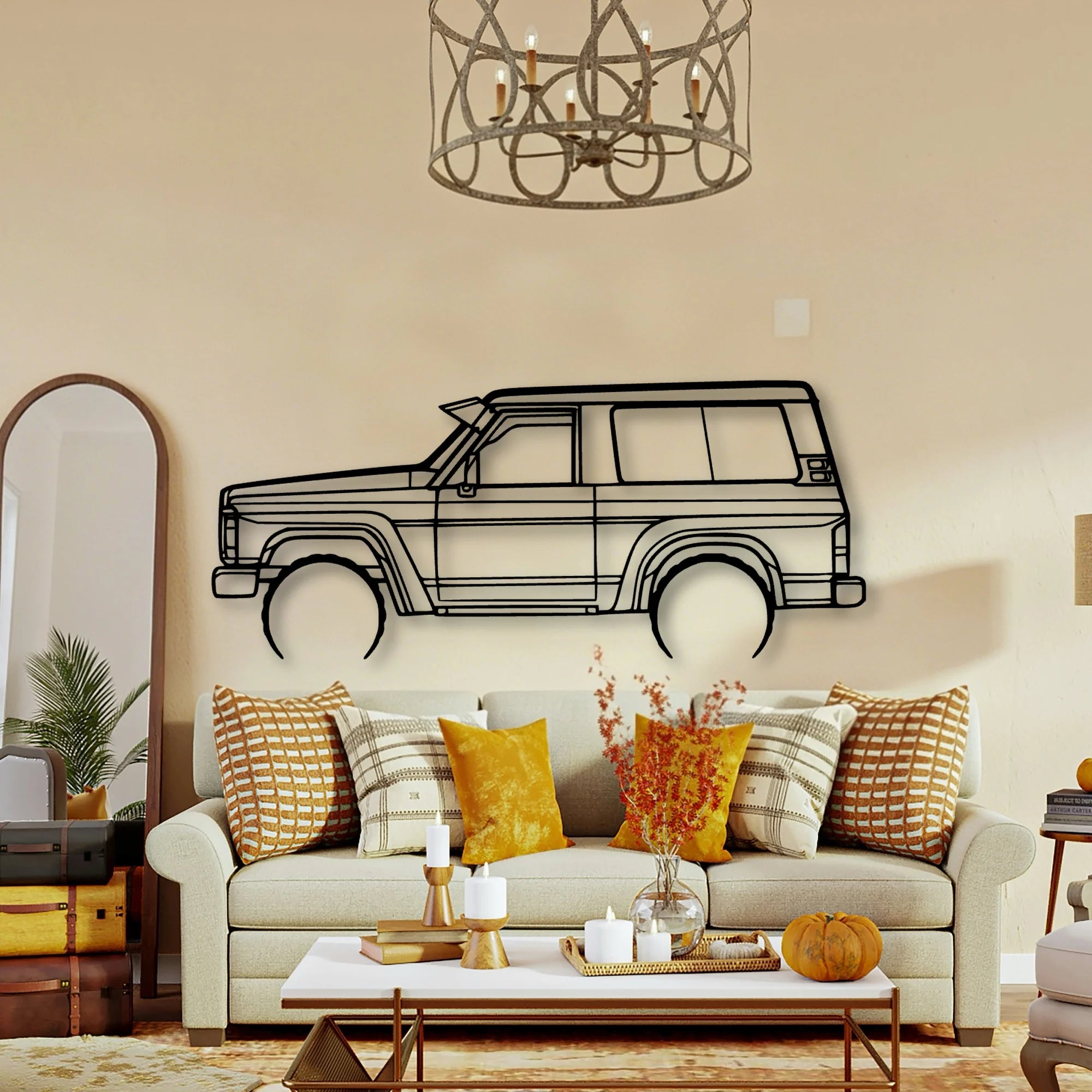 Patrol GQ 1988 Classic Silhouette Metal Wall Art - Tinvibe