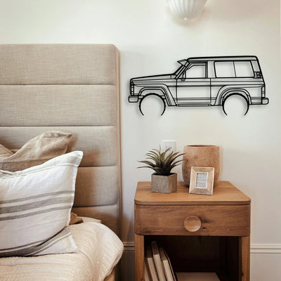 Patrol GQ 1988 Classic Silhouette Metal Wall Art - Tinvibe