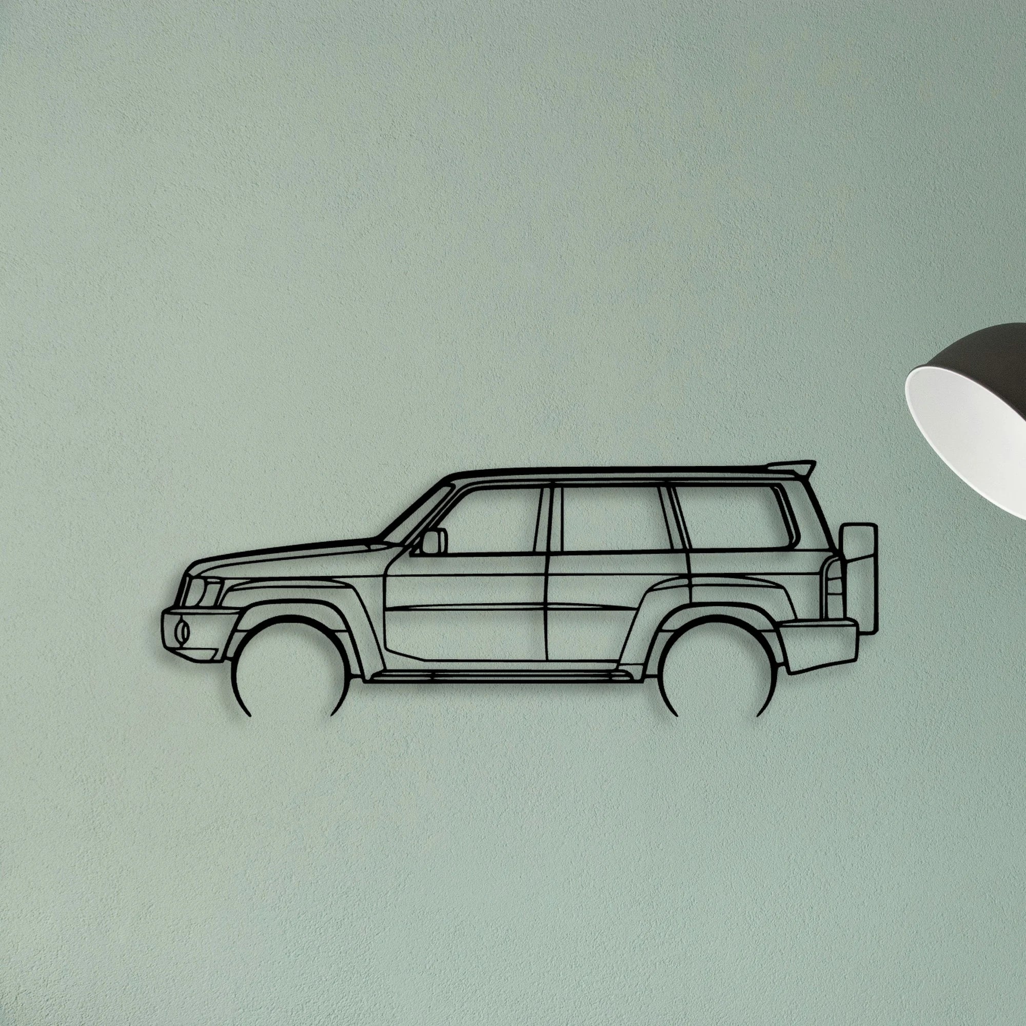 Patrol Y61 2022 Classic Silhouette Metal Wall Art - Tinvibe