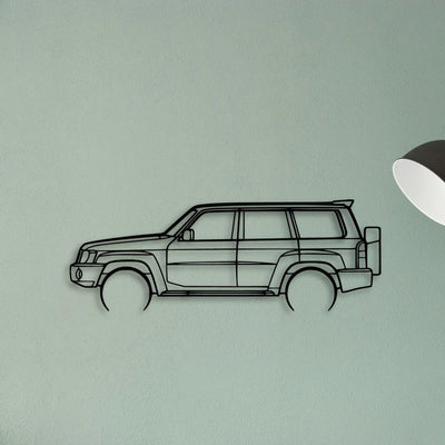 Patrol Y61 2022 Classic Silhouette Metal Wall Art - Tinvibe