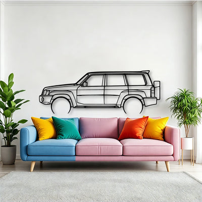 Patrol Y61 2022 Classic Silhouette Metal Wall Art - Tinvibe