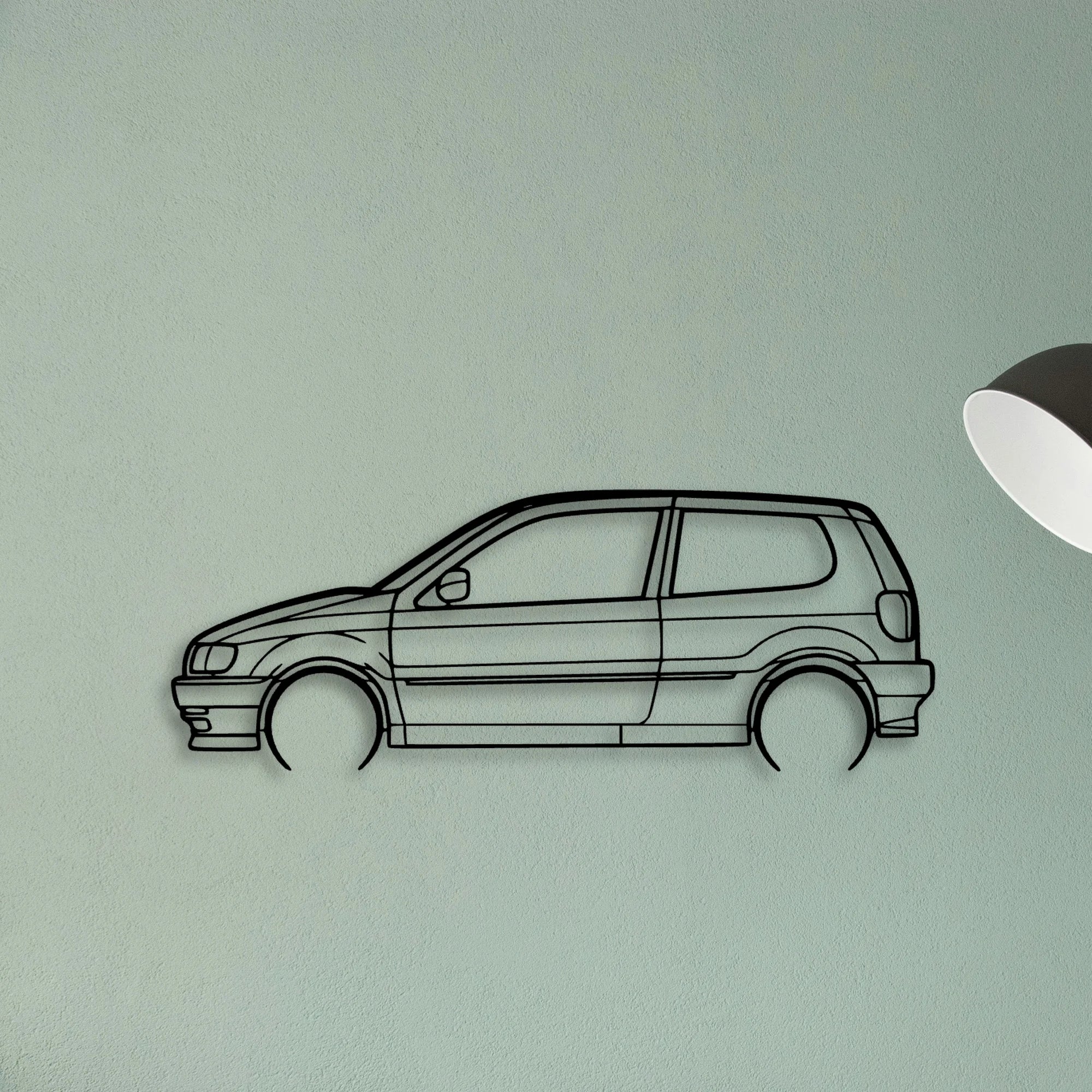 Polo 1995 Classic Silhouette Metal Wall Art - Tinvibe