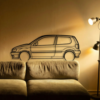 Polo 1995 Classic Silhouette Metal Wall Art - Tinvibe