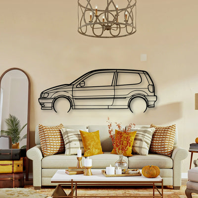 Polo 1995 Classic Silhouette Metal Wall Art - Tinvibe