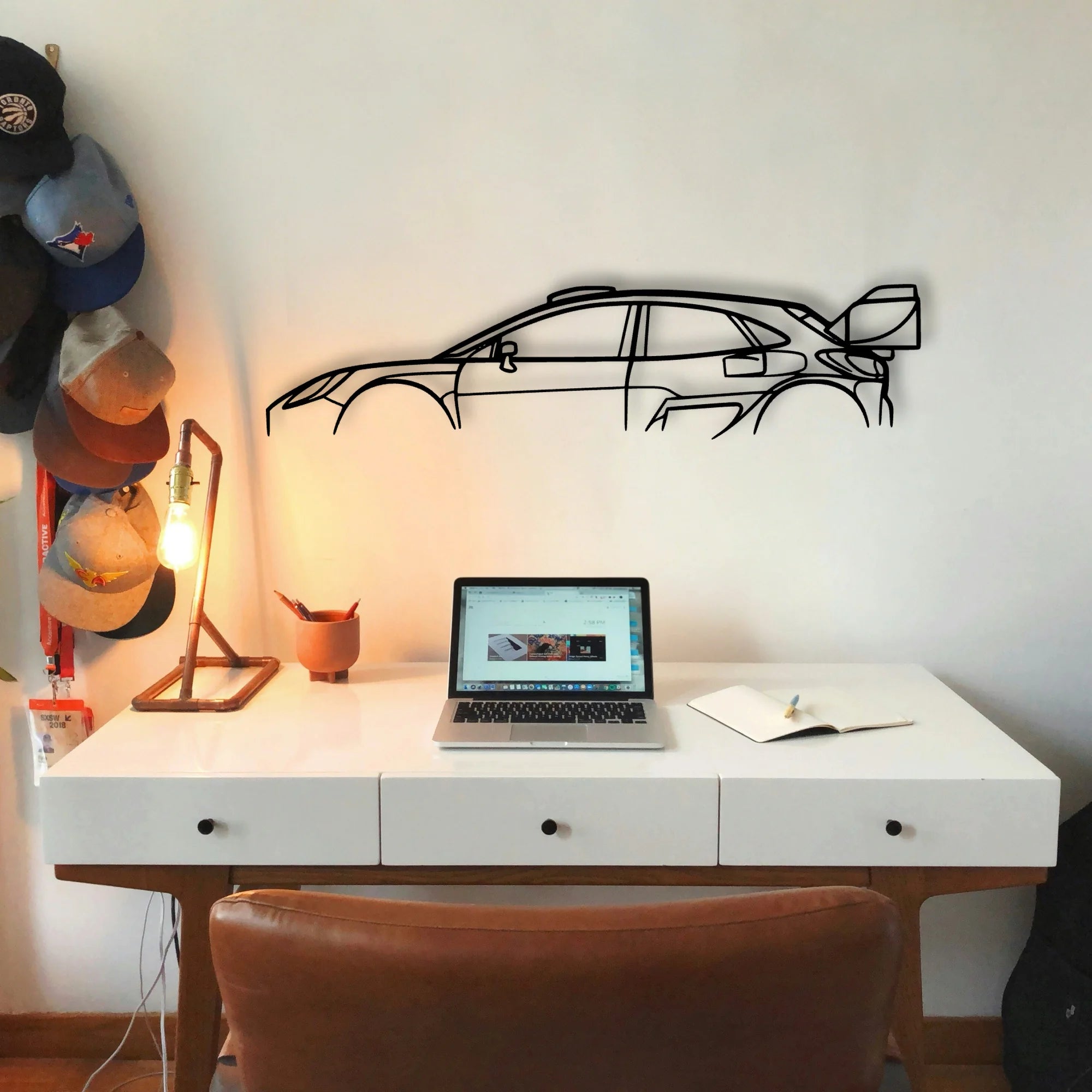 Puma RALLY1 Classic Silhouette Metal Wall Art - Tinvibe