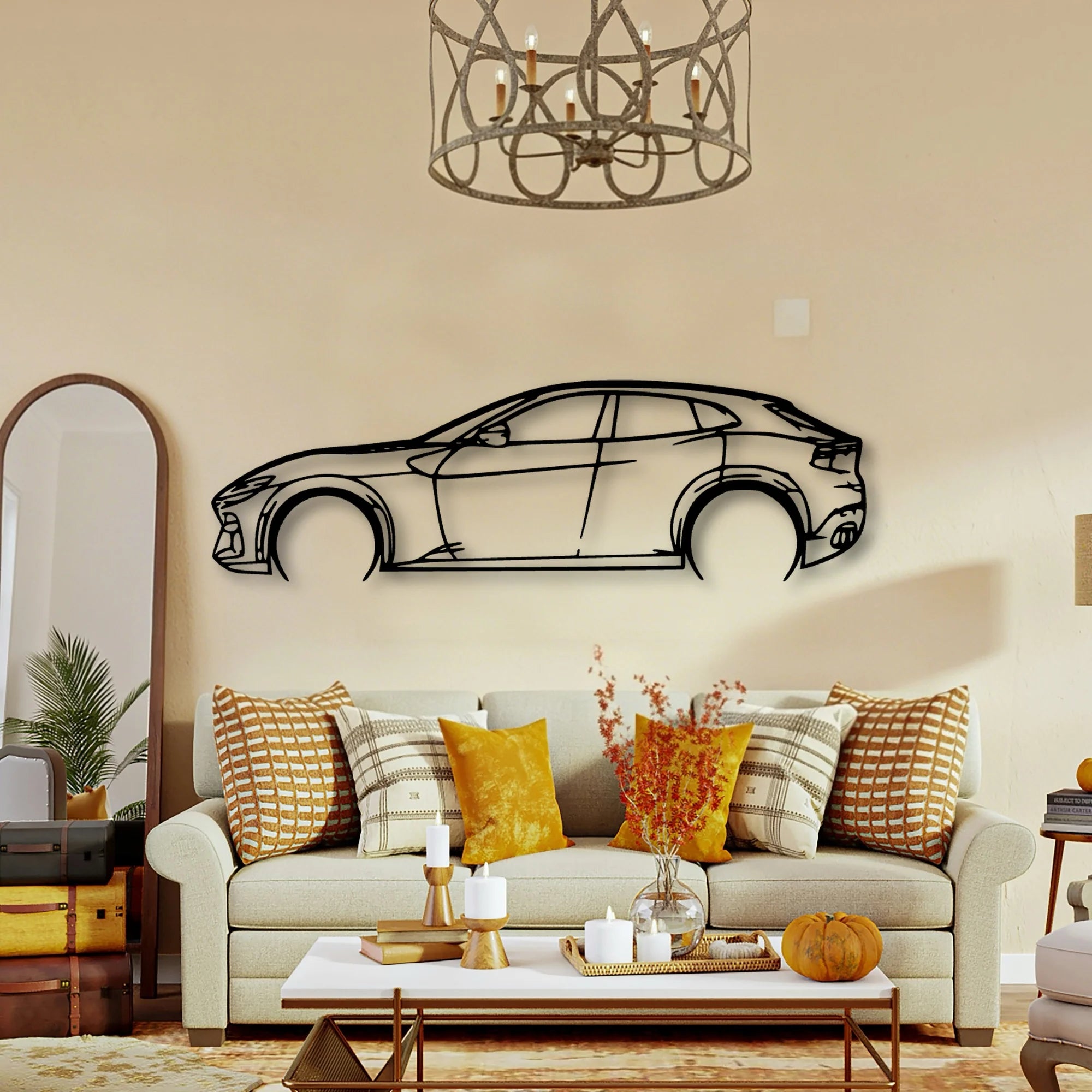 Purosangue Classic Silhouette Metal Wall Art - Tinvibe