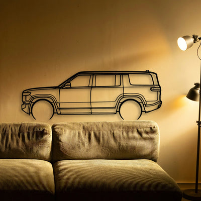 R1S 2 Classic Silhouette Metal Wall Art - Tinvibe