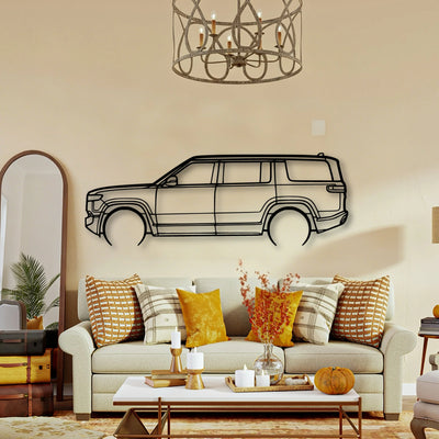 R1S 2 Classic Silhouette Metal Wall Art - Tinvibe