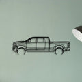 RAM 2500 Mega Classic Silhouette Metal Wall Art - Tinvibe