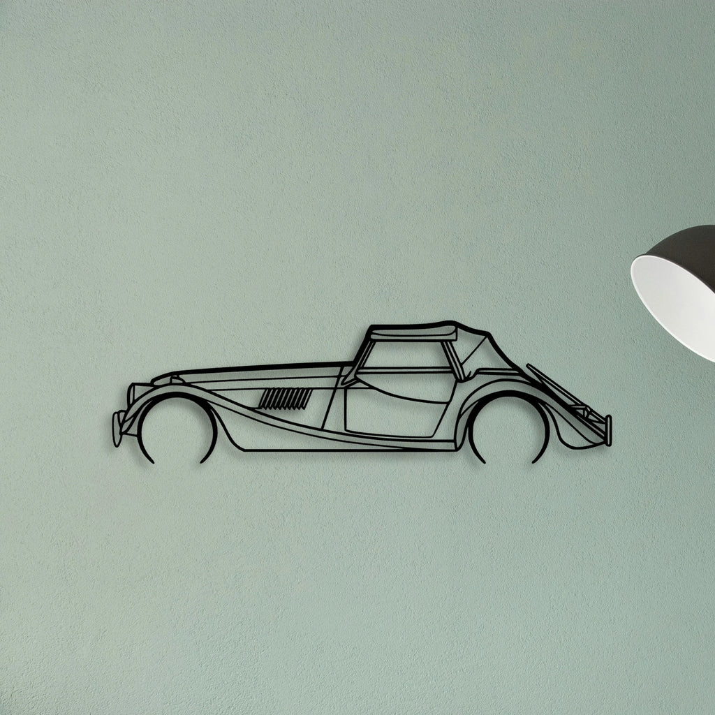 ROADSTER 2015 Classic Silhouette Metal Wall Art - Tinvibe