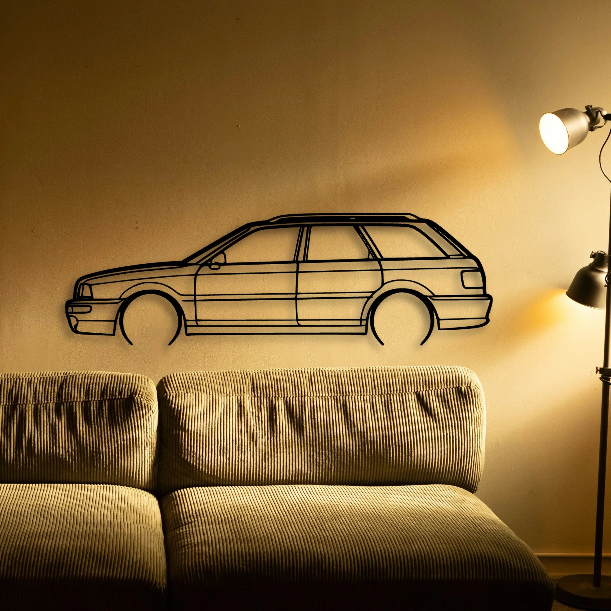 RS2 1994 Classic Silhouette Metal Wall Art - Tinvibe