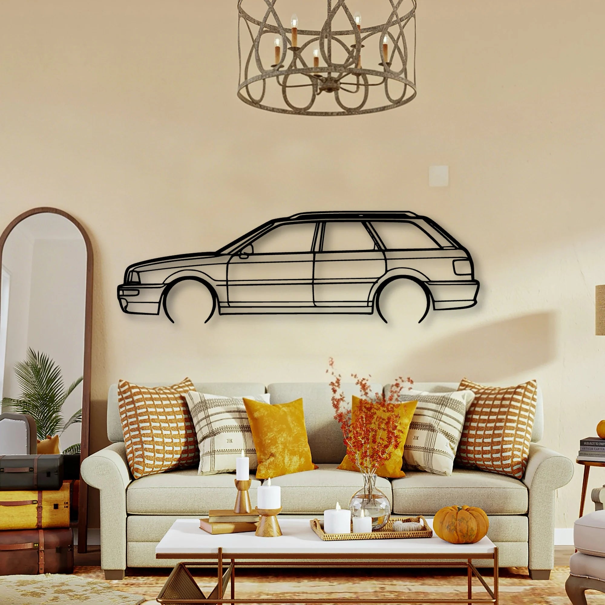 RS2 1994 Classic Silhouette Metal Wall Art - Tinvibe