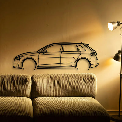 RS3 2016 Classic Silhouette Metal Wall Art - Tinvibe