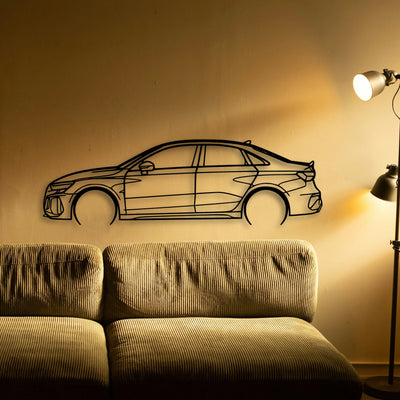 RS3 2022 Classic Silhouette Metal Wall Art - Tinvibe