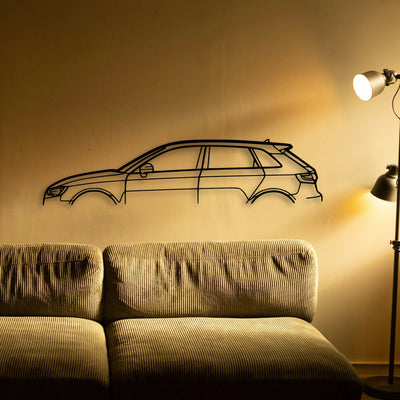 RS3 8V 2015 Classic Silhouette Metal Wall Art - Tinvibe