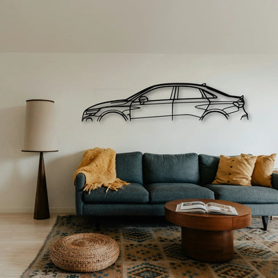 RS3 8Y Classic Silhouette Metal Wall Art - Tinvibe