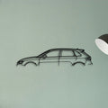 RS3 Sportback 2014 Classic Silhouette Metal Wall Art - Tinvibe