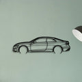 RS5 Coupe 2022 Classic Silhouette Metal Wall Art - Tinvibe