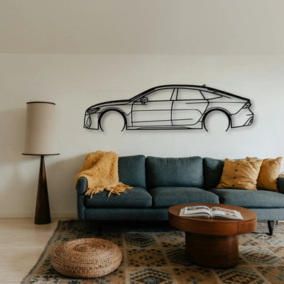 RS7 MK2 Classic Silhouette Metal Wall Art - Tinvibe
