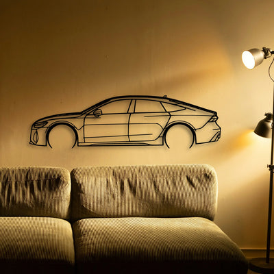 RS7 MK2 Classic Silhouette Metal Wall Art - Tinvibe