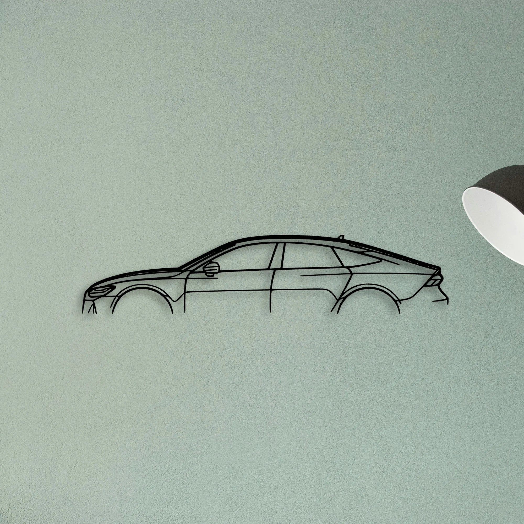 RS7 MK2 2 Classic Silhouette Metal Wall Art - Tinvibe