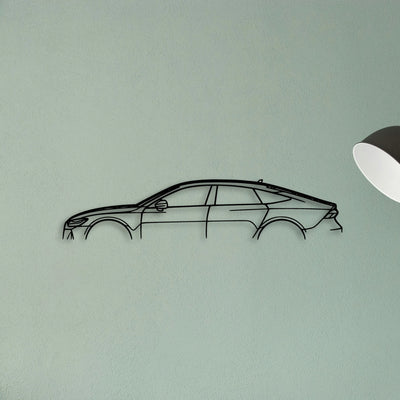 RS7 MK2 2 Classic Silhouette Metal Wall Art - Tinvibe