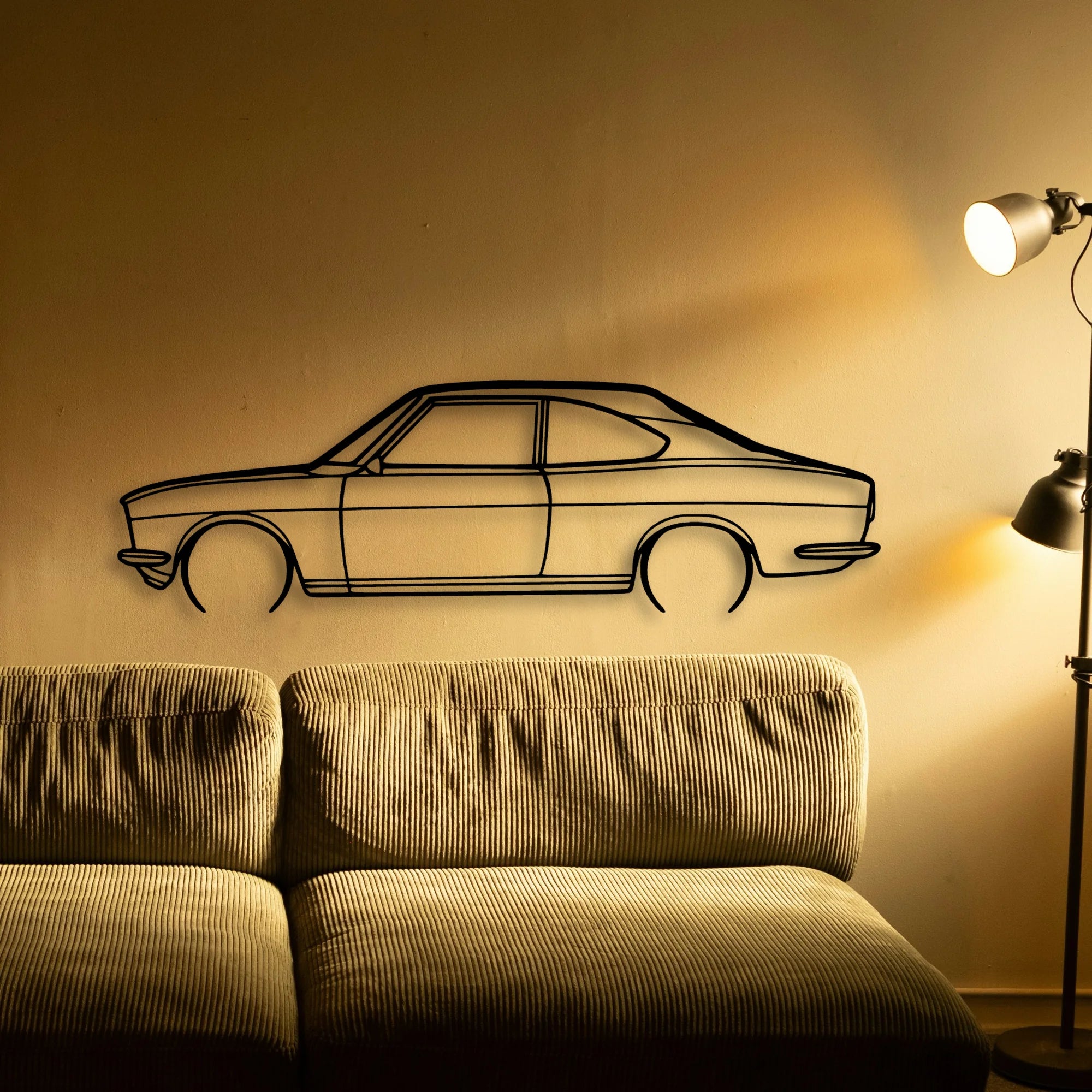 RX2 1972 Classic Silhouette Metal Wall Art - Tinvibe