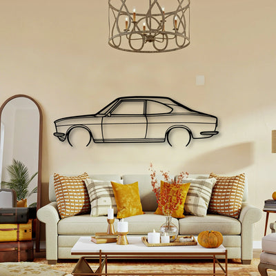 RX2 1972 Classic Silhouette Metal Wall Art - Tinvibe