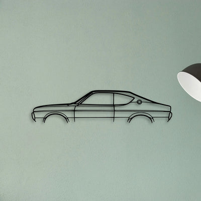 RX4 1974 Classic Silhouette Metal Wall Art - Tinvibe