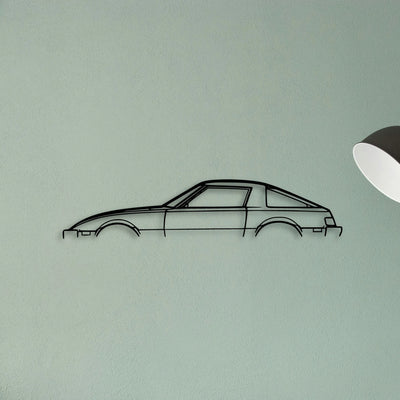 RX7 MK1 1978 Classic Silhouette Metal Wall Art - Tinvibe
