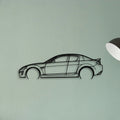 RX8 2 Classic Silhouette Metal Wall Art - Tinvibe