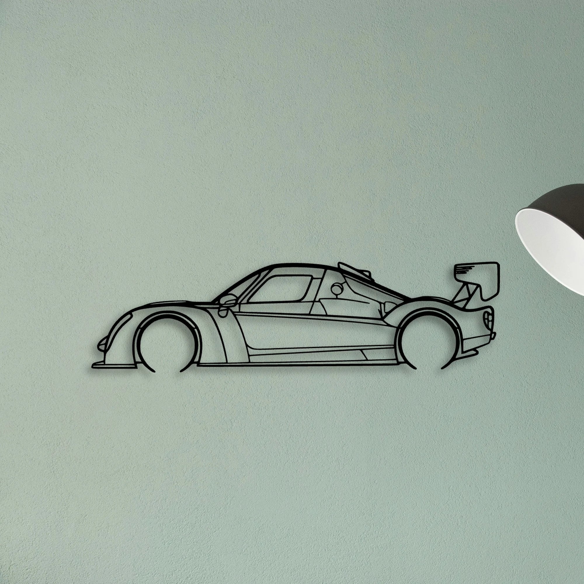 RXC 2014 Classic Silhouette Metal Wall Art - Tinvibe