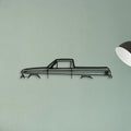 Ranchero 1965 Classic Silhouette Metal Wall Art - Tinvibe