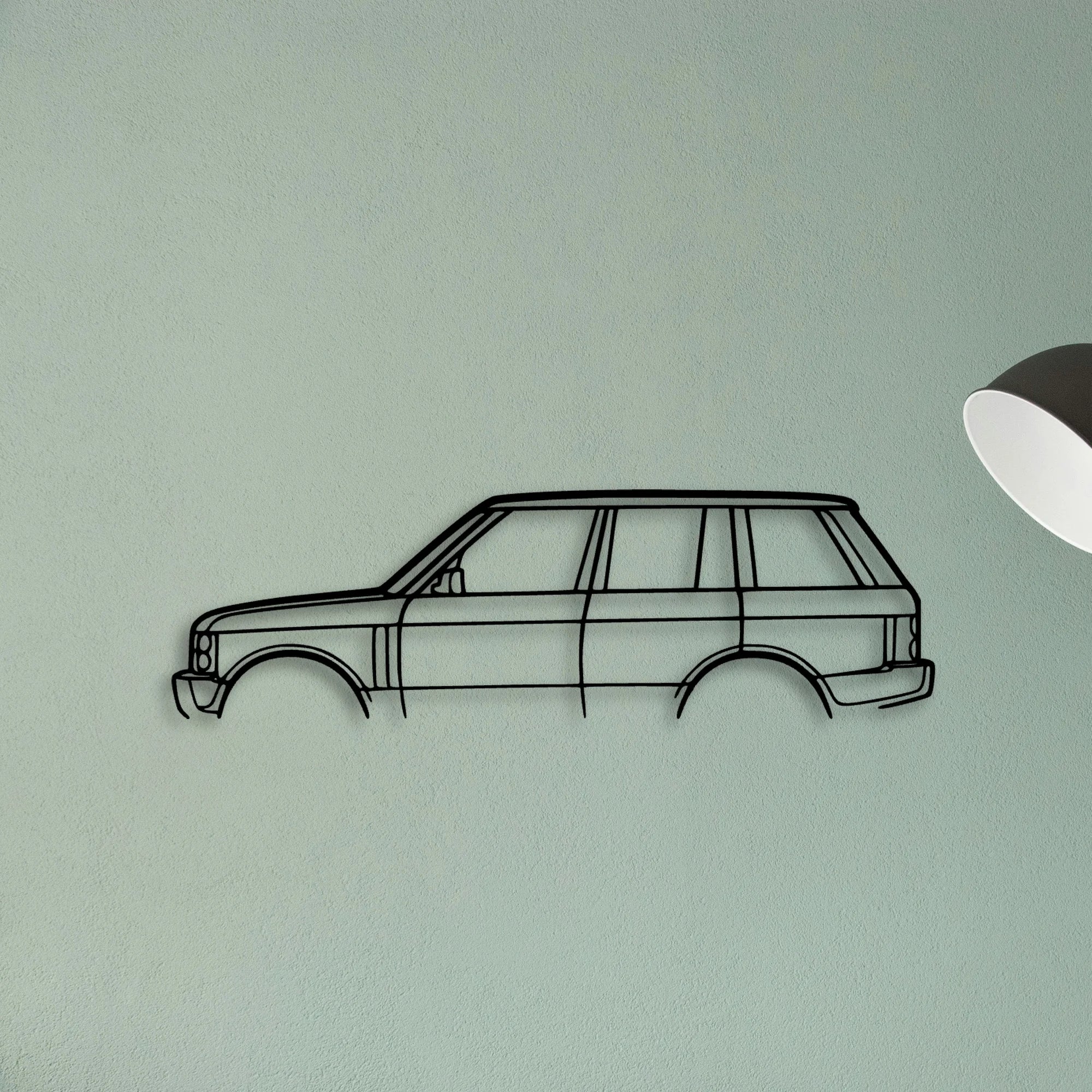 Range MK3 Classic Silhouette Metal Wall Art - Tinvibe