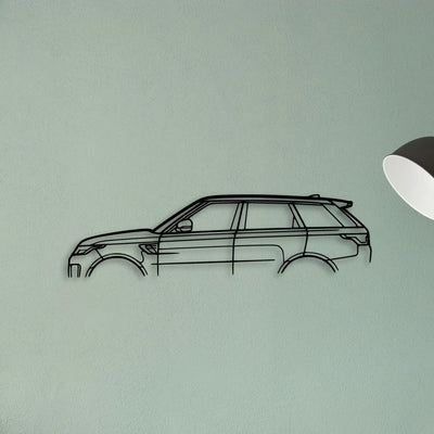 Range SVR Classic Silhouette Metal Wall Art - Tinvibe