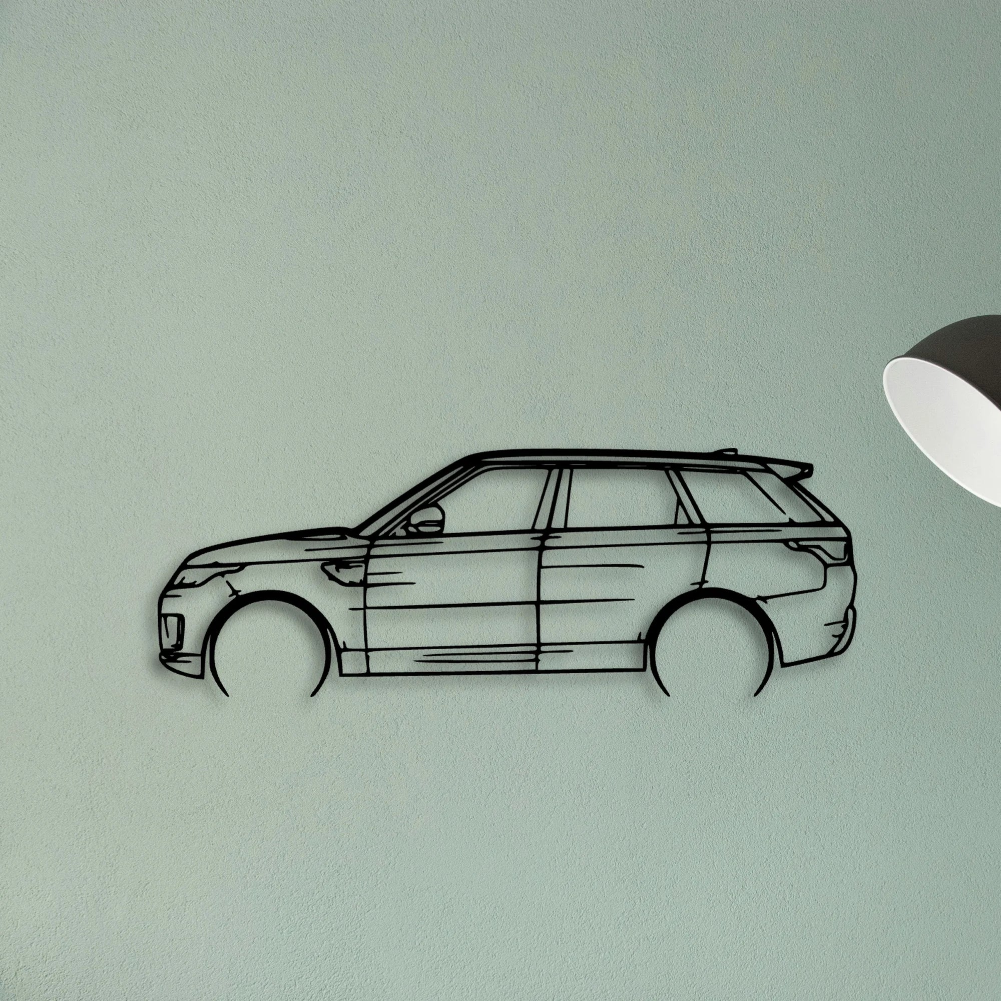 Range Sport 2020 Classic Silhouette Metal Wall Art - Tinvibe