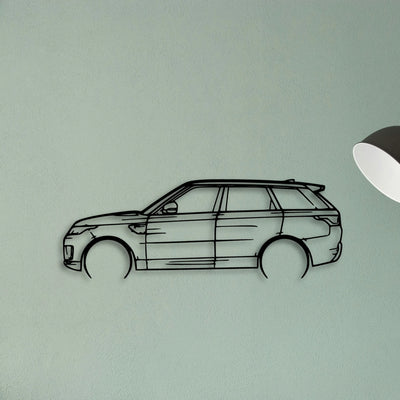 Range Sport 2020 Classic Silhouette Metal Wall Art - Tinvibe