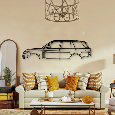 Range Vogue 2021 Classic Silhouette Metal Wall Art - Tinvibe
