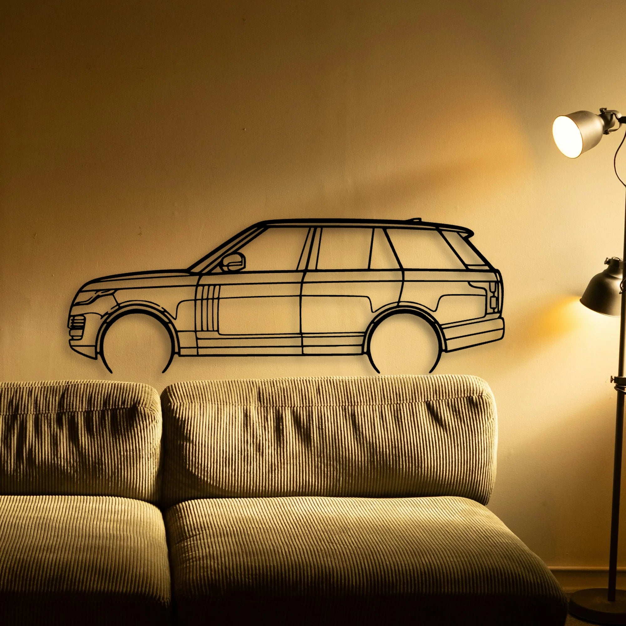 Range Vogue 2021 Classic Silhouette Metal Wall Art - Tinvibe